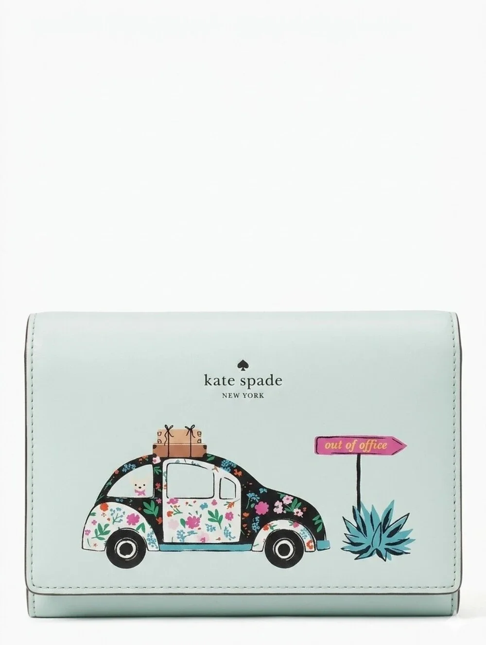 kate spade New York Out Of Office Leather Clutch Wallet
